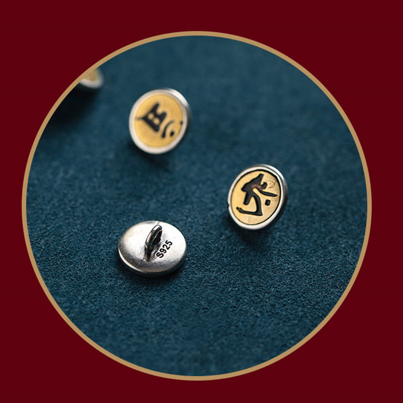 Pulsera de cuerda colorida hecha a mano con Buddha Stones de Plata de Ley 925 del zodíaco chino, protección de Buda natal - image 14