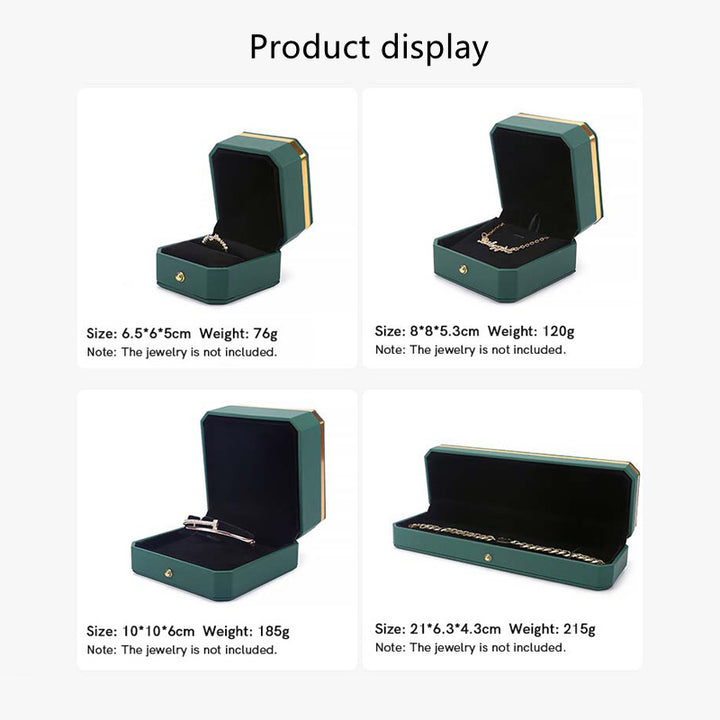 Caja de almacenamiento de joyas Caja de regalo de cuero PU - image 27