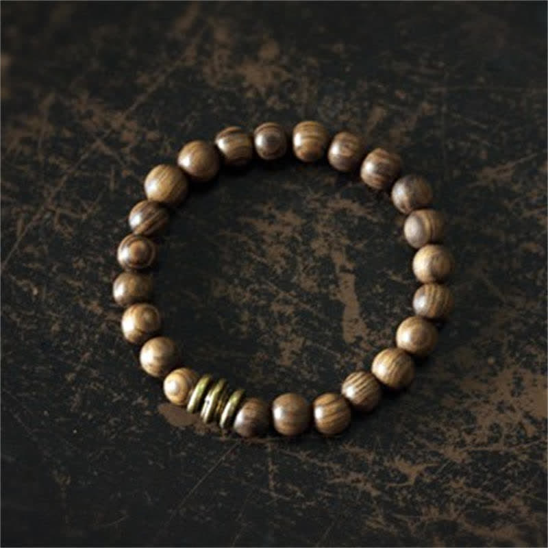 Pulsera de protección de sándalo tibetano con Buddha Stones - image 3