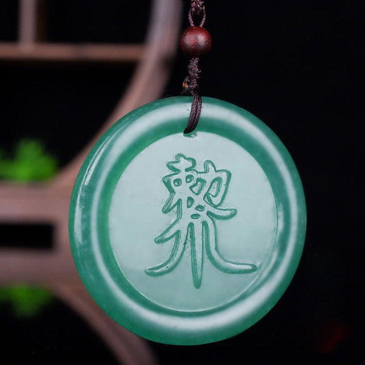 Colgante de collar de equilibrio Yin Yang de aventurina verde con Buddha Stones - image 5