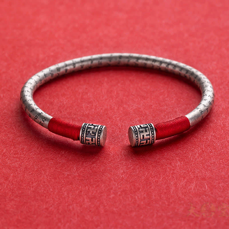 Buddha Stones Tíbet Om Mani Padme Hum Suerte Pulsera de Hilo Rojo Brazalete