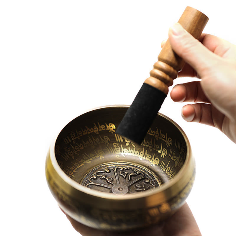 Buddha Stones Juego de cuencos tibetanos para meditación, hechos a mano para la sanación y la atención plena. - image 11