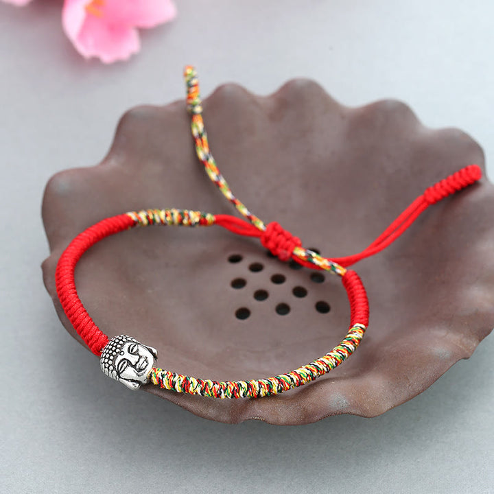 Pulsera de hilo de serenidad de Buddha Stones de Buda