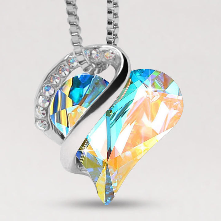 Colgante de collar de energía curativa con piedra natal de corazón de amor de Buddha Stones