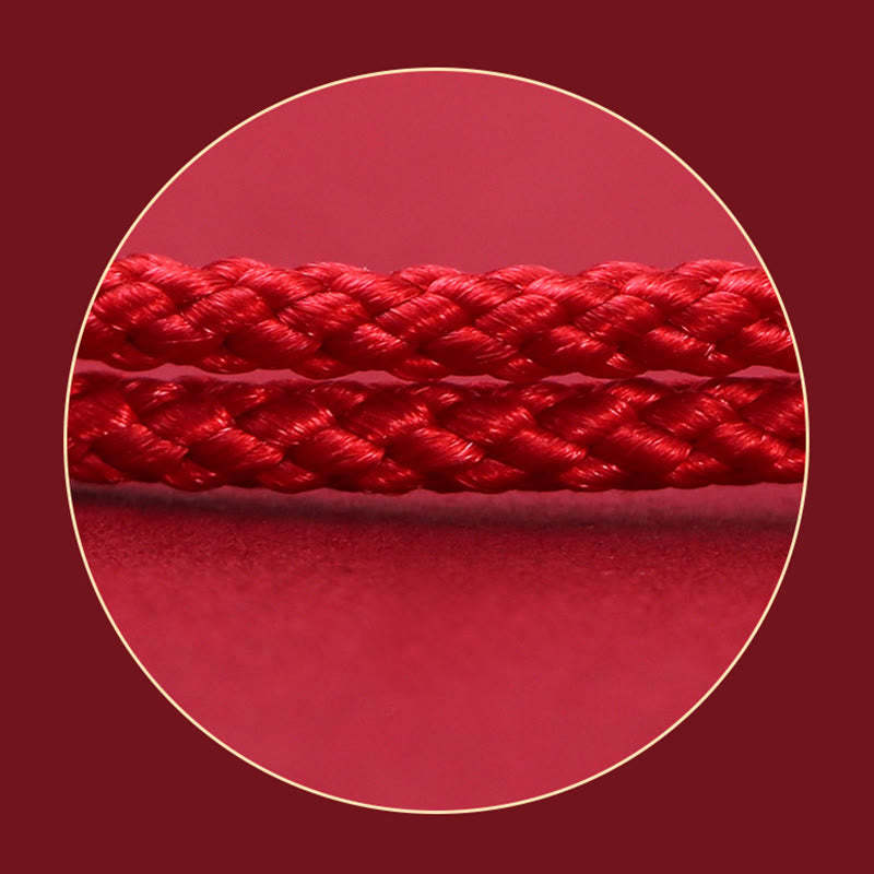 Pulsera trenzada hecha a mano con diseño de frijol de plata de ley 999 con Buddha Stones