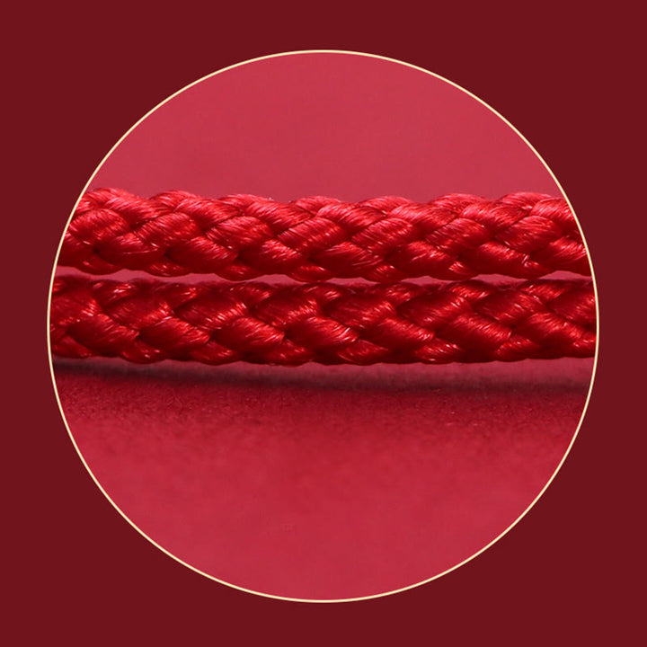 Pulsera trenzada hecha a mano con diseño de frijol de plata de ley 999 con Buddha Stones