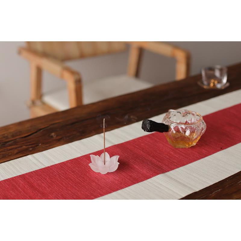 Quemador de incienso Mini Lotus Liuli Crystal Healing Meditation Stick