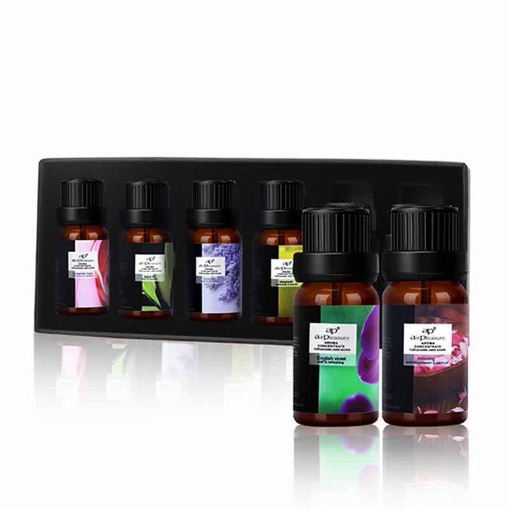 Juego de aceites esenciales curativos para aromaterapia, 6 uds., lavanda, naranja, jazmín, hierba de limón, calmante