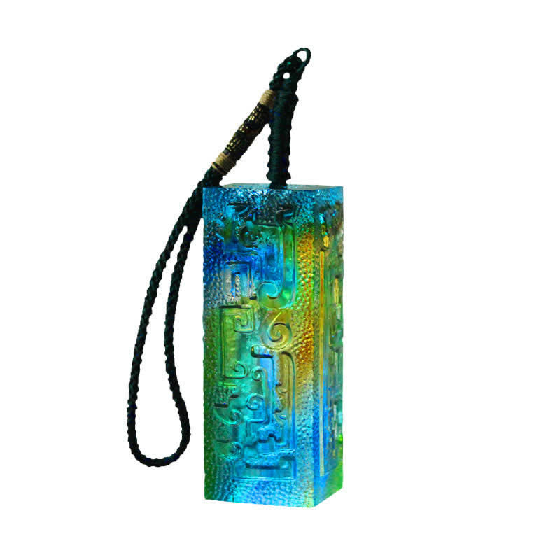 Pieza de arte de cristal Liuli hecha a mano Feng Shui, decoración para el hogar y la Oficina - image 5