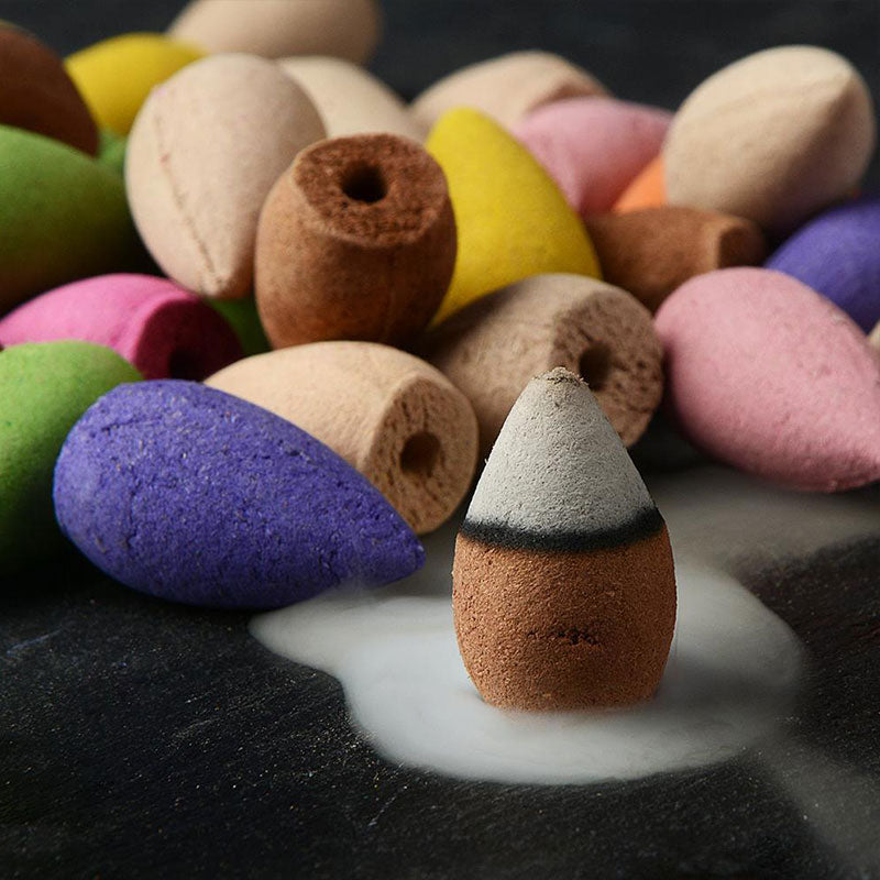 Quemador de incienso con bendición de loto tibetano, Buddha Stones , decoración