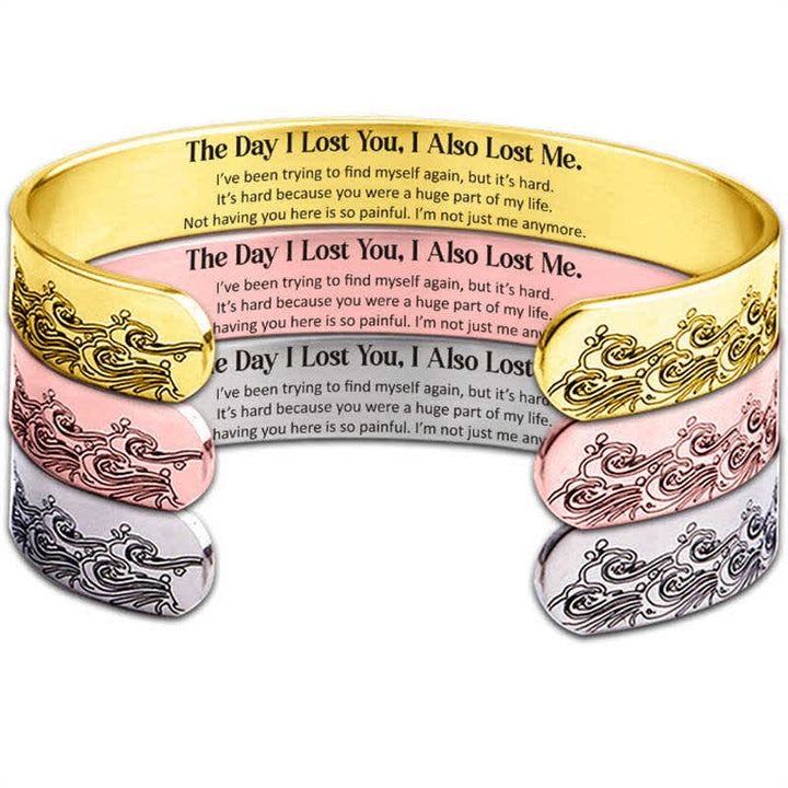 Brazalete de pulsera de armonía conmemorativa del día que te perdí