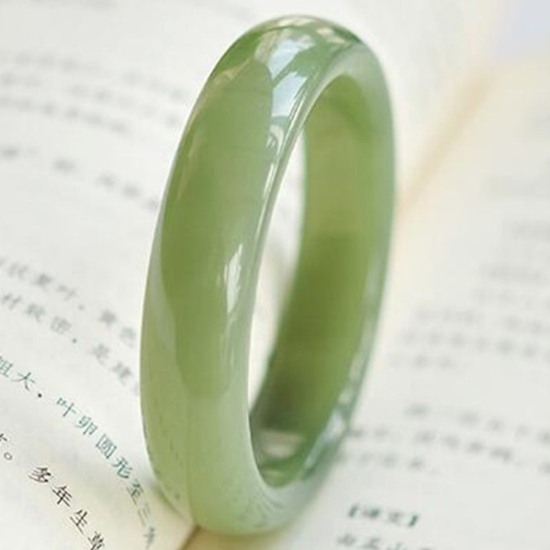 Brazalete de bendición de la abundancia de jade