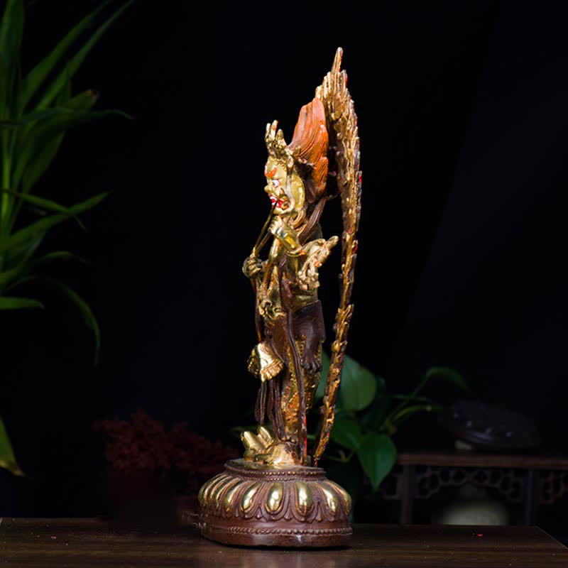 Figura de Buda Kurukulla, estatua de cobre de serenidad, decoración del hogar