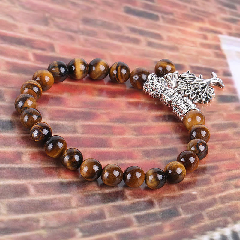 Pulsera elástica con amuleto de la suerte, árbol de la vida, Buddha Stones