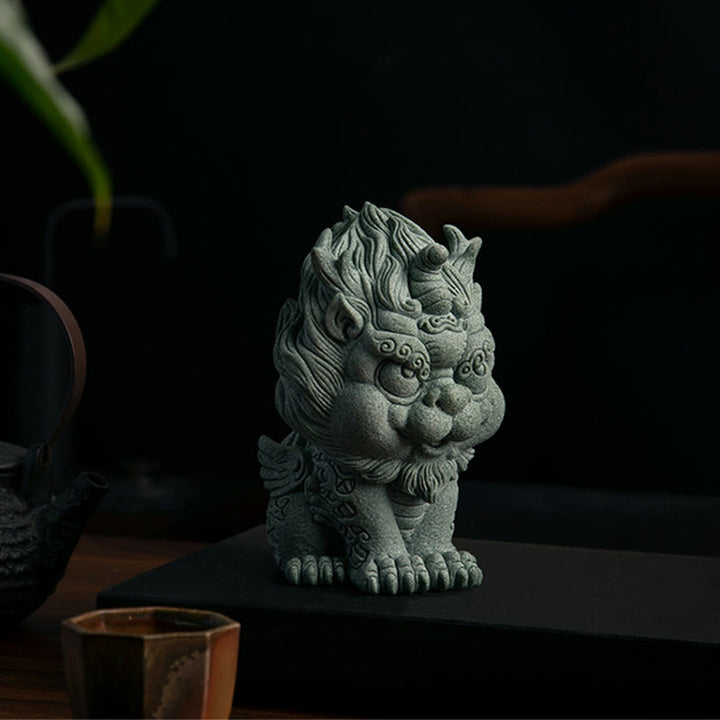Buddha Stones FengShui pequeño PiXiu riqueza suerte decoración del hogar