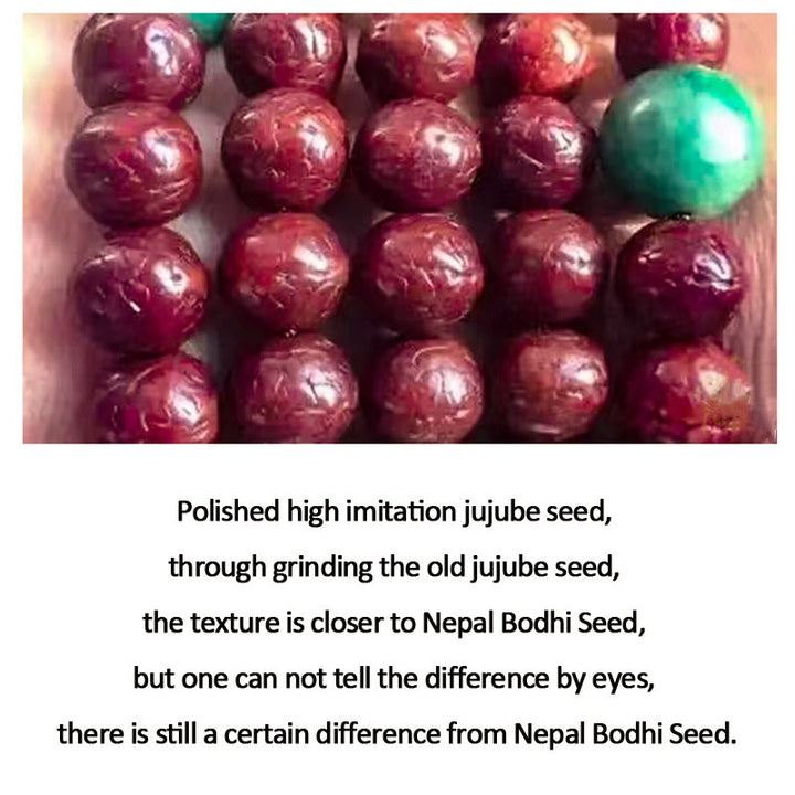 Buddha Stones 108 cuentas Mala Nepal semilla Bodhi suerte riqueza borla pulsera