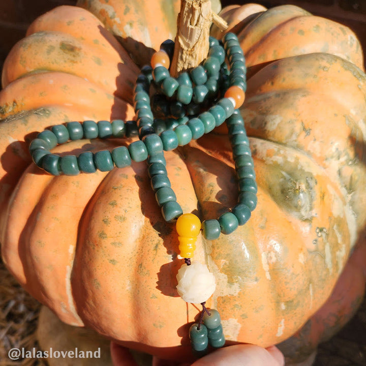 Pulsera De Éxito De Semillas De Bodhi Cian De Loto De Buddha Stones